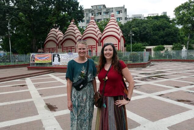 Tourists at Dhakeswari National Hindu Temple during Dhaka Tour