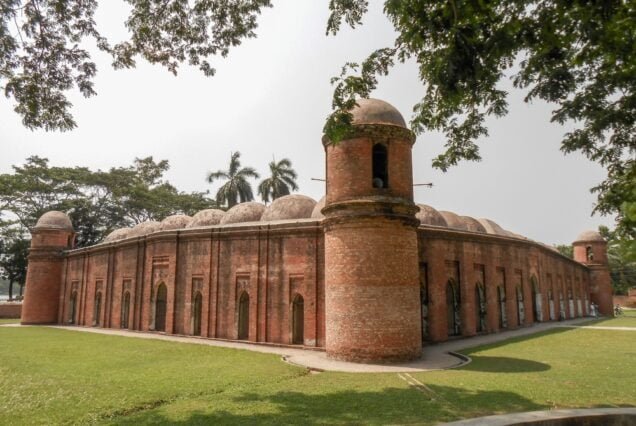 Sixty Domes Mosque from Outside