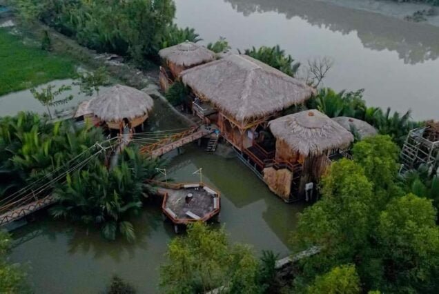 Sundarban Tour in a Different Way. View from the top of the ECo resort